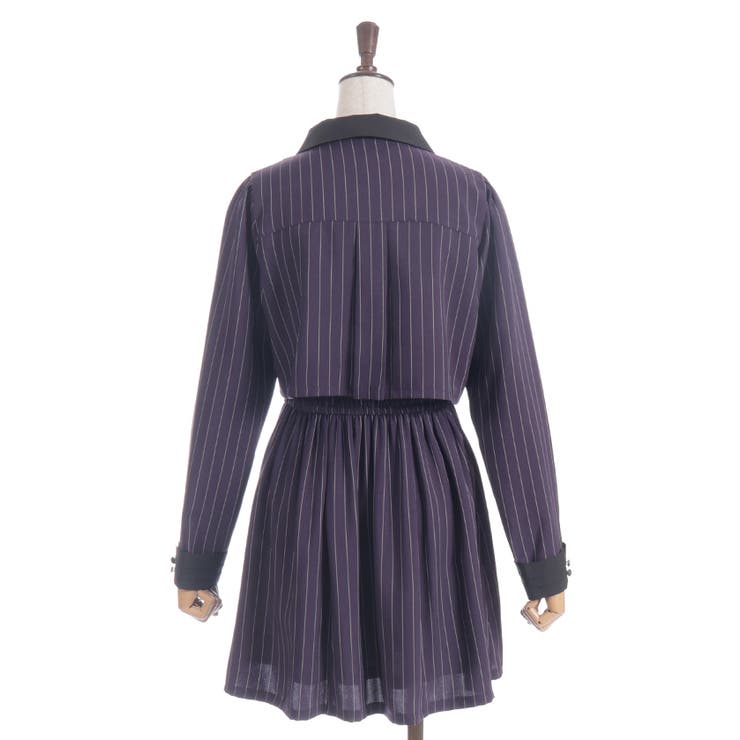 バイカラーサックワンピース | axes femme | 詳細画像18 