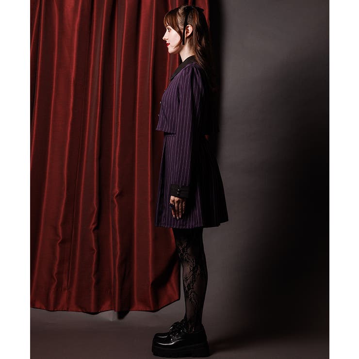 バイカラーサックワンピース | axes femme | 詳細画像2 