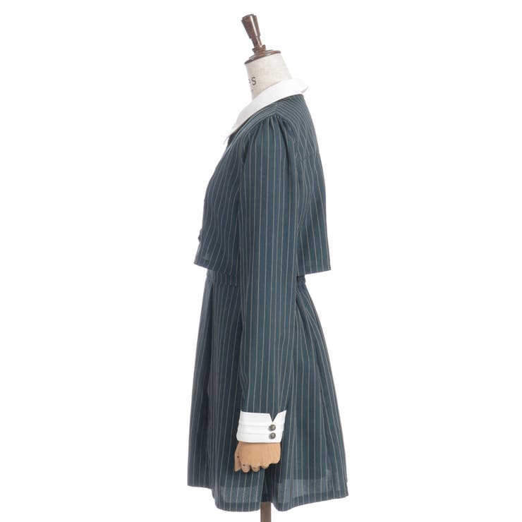 バイカラーサックワンピース | axes femme | 詳細画像8 