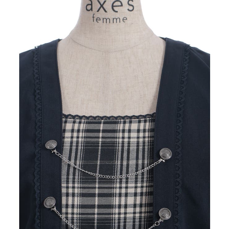 レイヤード風ティアードワンピース | axes femme | 詳細画像19 