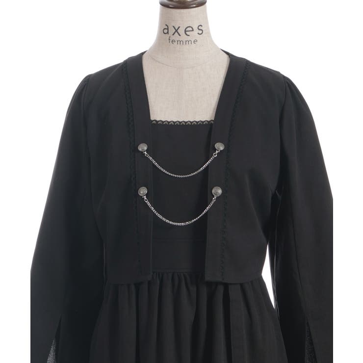 レイヤード風ティアードワンピース | axes femme | 詳細画像26 