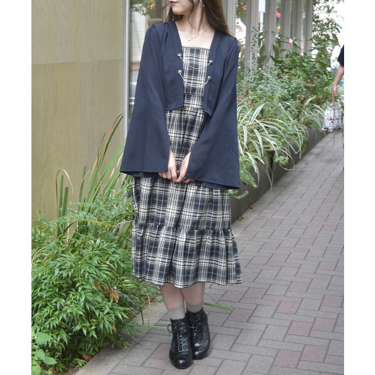 レイヤード風ティアードワンピース | axes femme | 詳細画像7 