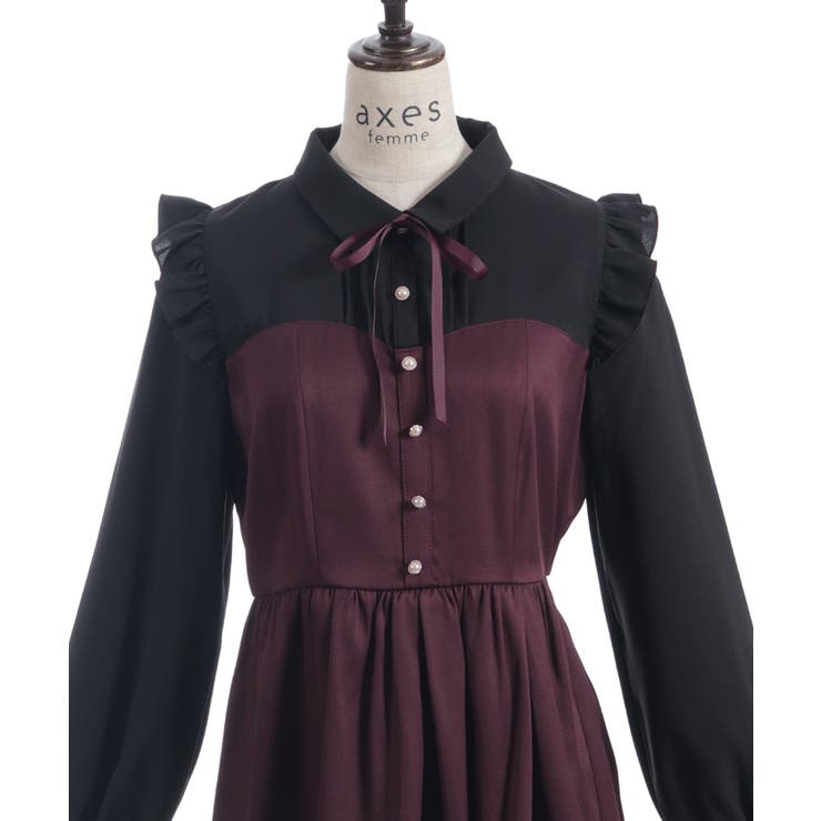 メロディー刺繍セットアップ | axes femme | 詳細画像12 