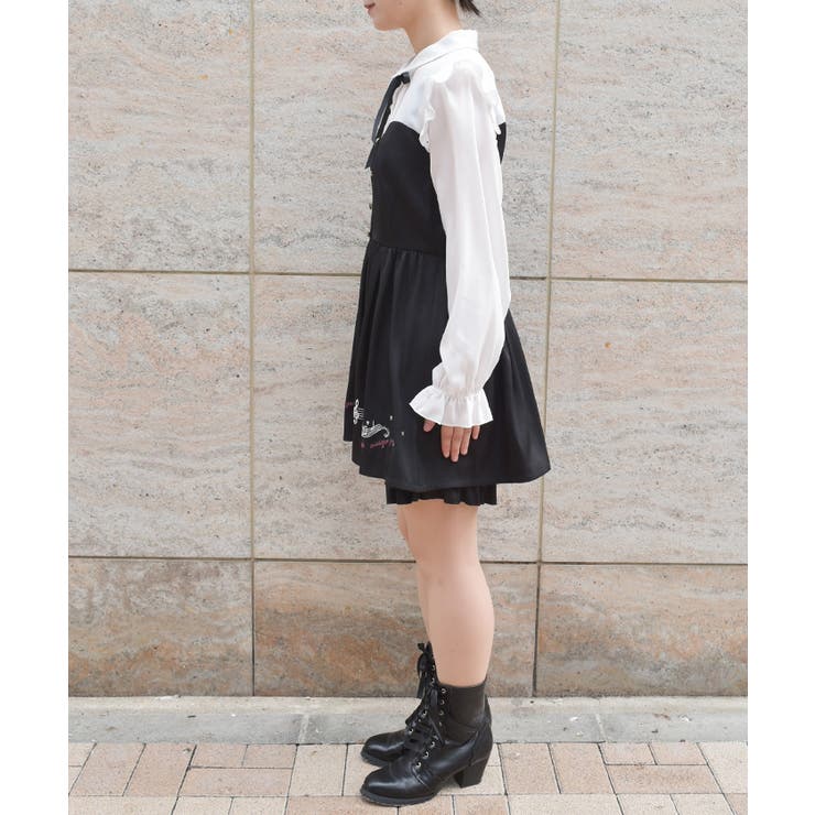 メロディー刺繍セットアップ | axes femme | 詳細画像2 