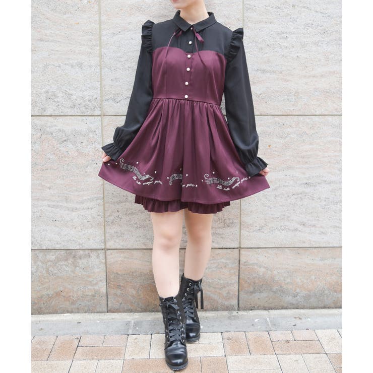 メロディー刺繍セットアップ | axes femme | 詳細画像7 