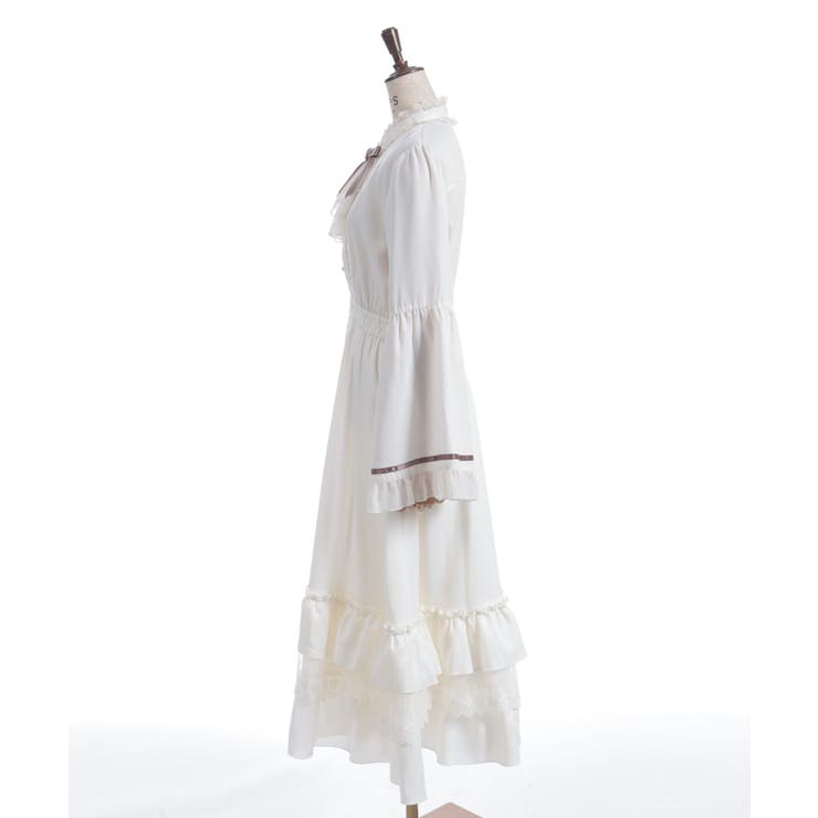 ジャボブローチ付ロングワンピース | axes femme | 詳細画像14 