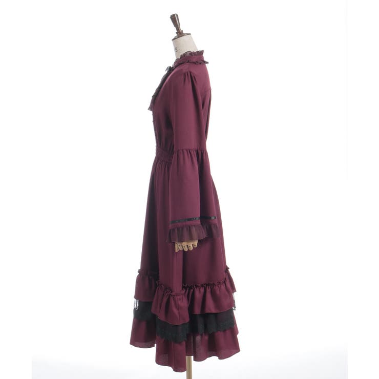 ジャボブローチ付ロングワンピース | axes femme | 詳細画像21 