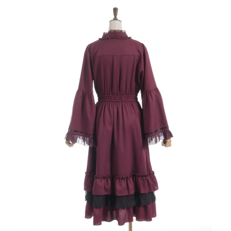 ジャボブローチ付ロングワンピース | axes femme | 詳細画像22 