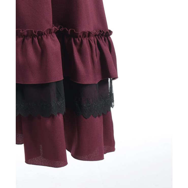 ジャボブローチ付ロングワンピース | axes femme | 詳細画像24 