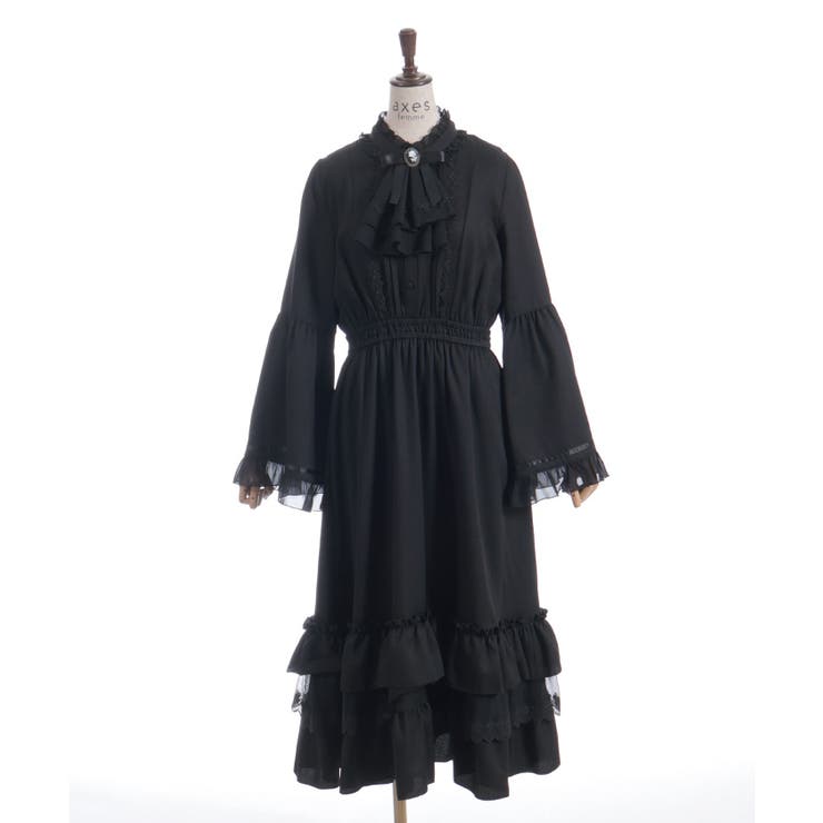 ジャボブローチ付ロングワンピース | axes femme | 詳細画像26 