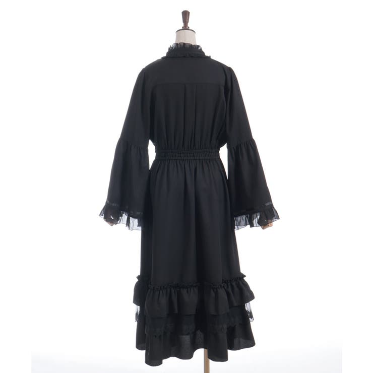 ジャボブローチ付ロングワンピース | axes femme | 詳細画像28 