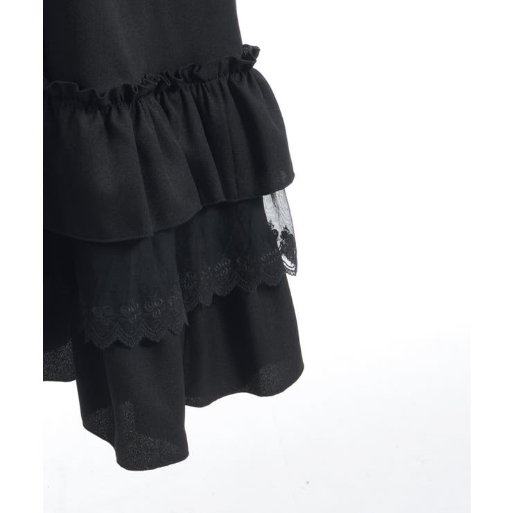 ジャボブローチ付ロングワンピース | axes femme | 詳細画像30 