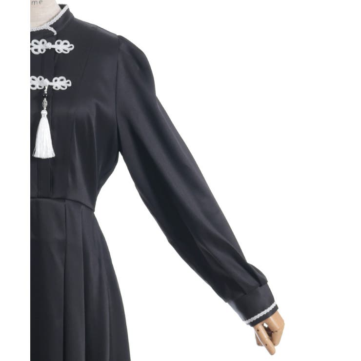 タッセル付チャイナワンピース | axes femme | 詳細画像29 