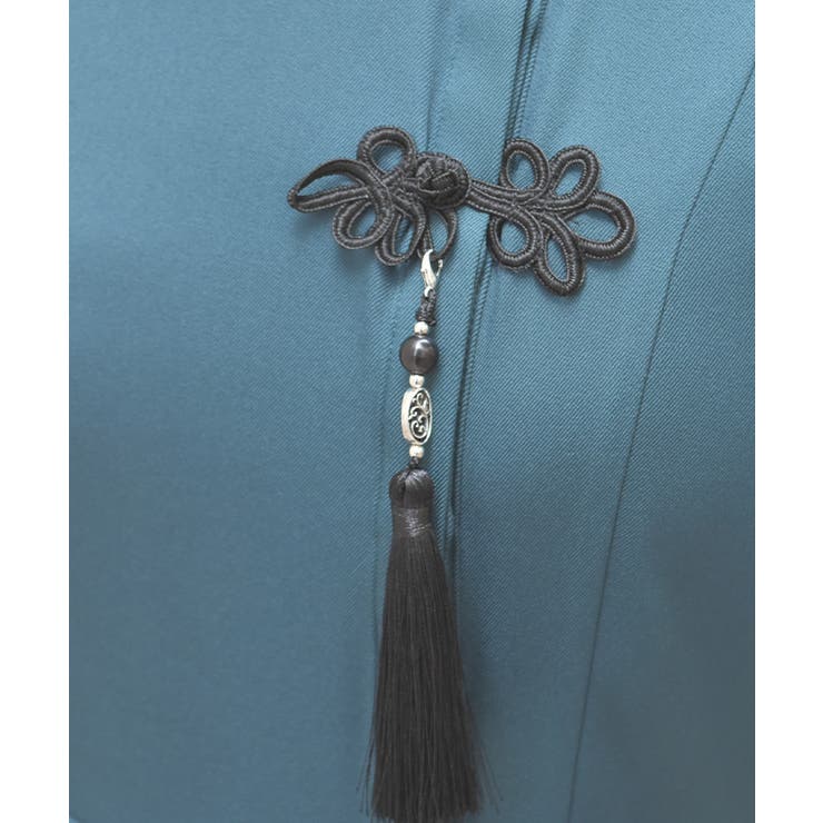 タッセル付チャイナワンピース | axes femme | 詳細画像6 