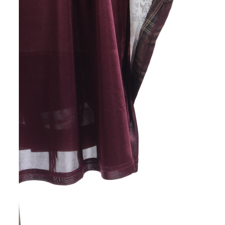 ビスチェ切替チェック柄ワンピース | axes femme | 詳細画像20 