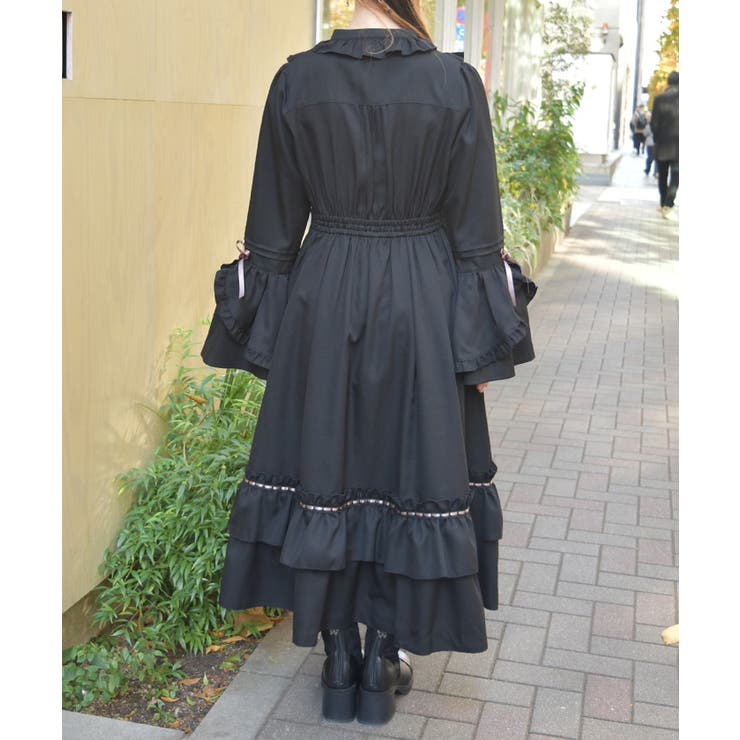 ローズ×リボン姫袖ワンピース | axes femme | 詳細画像3 