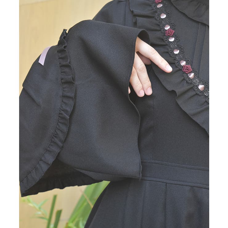 ローズ×リボン姫袖ワンピース | axes femme | 詳細画像4 