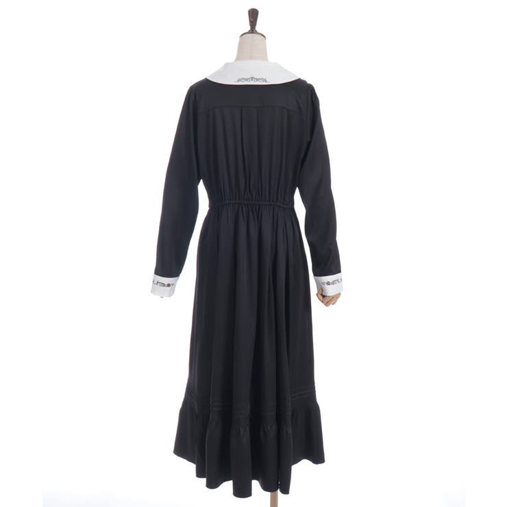 リボンセット刺繍ロングワンピース | axes femme | 詳細画像17 