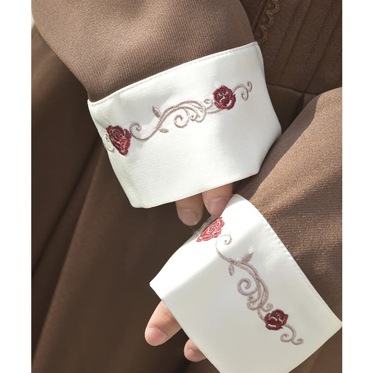 リボンセット刺繍ロングワンピース | axes femme | 詳細画像5 