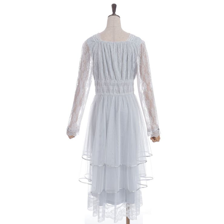 レースティアードチュールワンピース | axes femme | 詳細画像22 