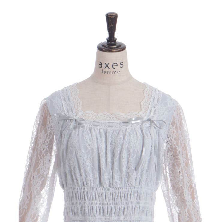 レースティアードチュールワンピース | axes femme | 詳細画像23 