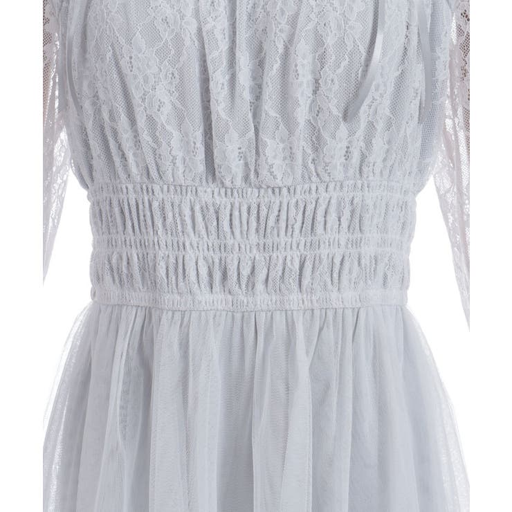 レースティアードチュールワンピース | axes femme | 詳細画像26 