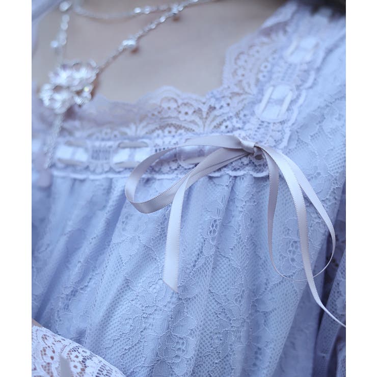 レースティアードチュールワンピース | axes femme | 詳細画像5 