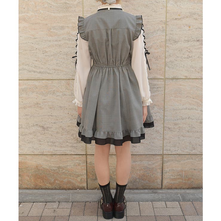 ねこ刺繍ミニワンピース | axes femme | 詳細画像3 