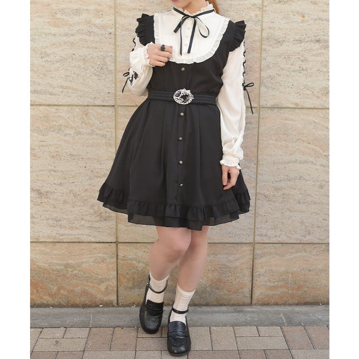 ねこ刺繍ミニワンピース | axes femme | 詳細画像7 