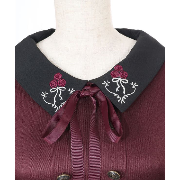 Ｗ釦フィッシュテールワンピース | axes femme | 詳細画像18 