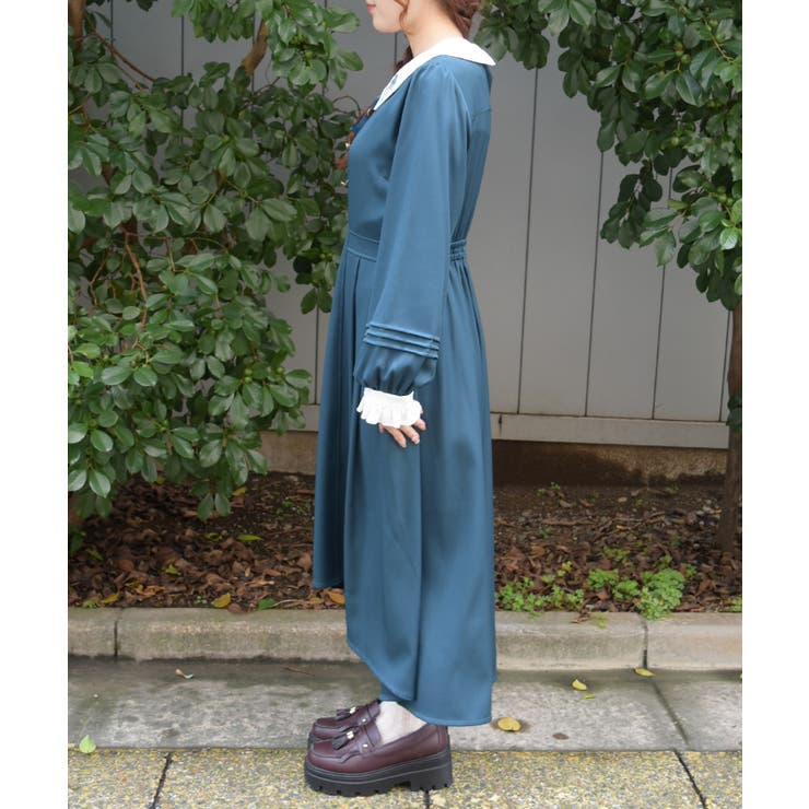Ｗ釦フィッシュテールワンピース | axes femme | 詳細画像2 