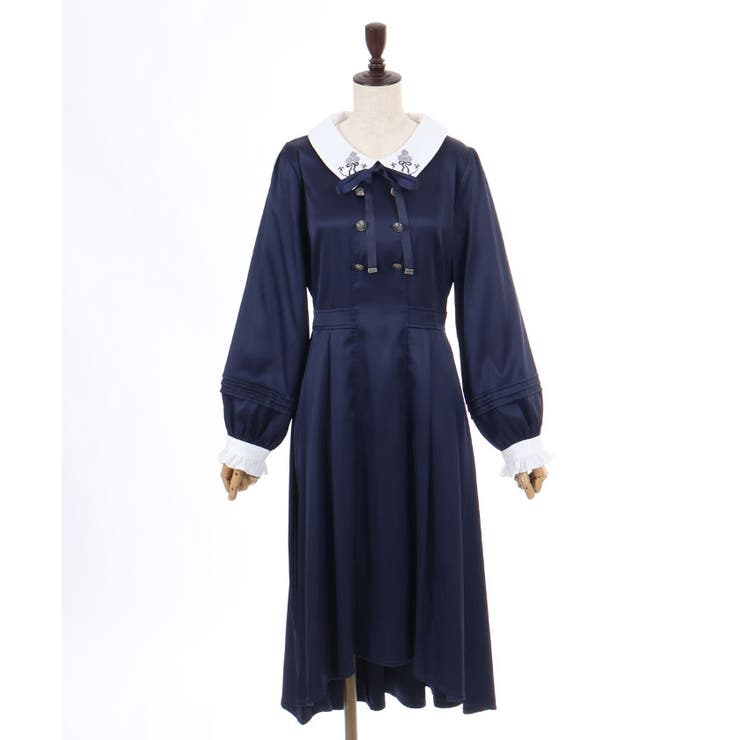 Ｗ釦フィッシュテールワンピース | axes femme | 詳細画像20 
