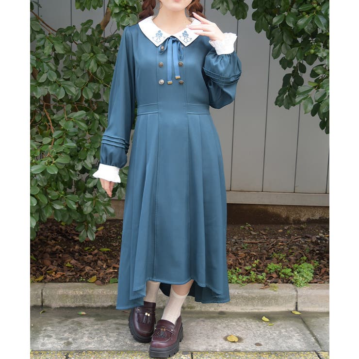 W釦フィッシュテールワンピース[品番：IGAW0008438]｜axes femme