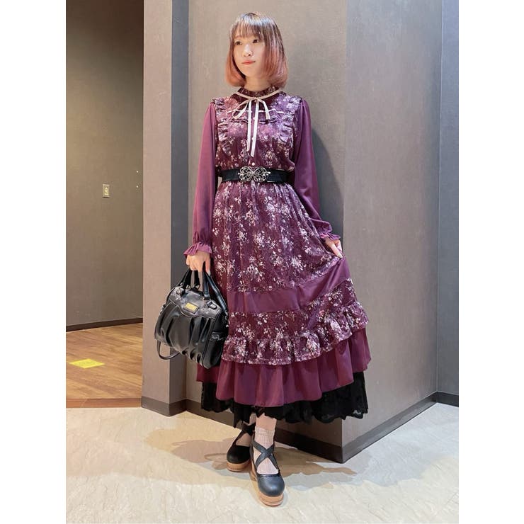 フラワープリントレーシーOP[品番：IGAW0000363]｜axes femme