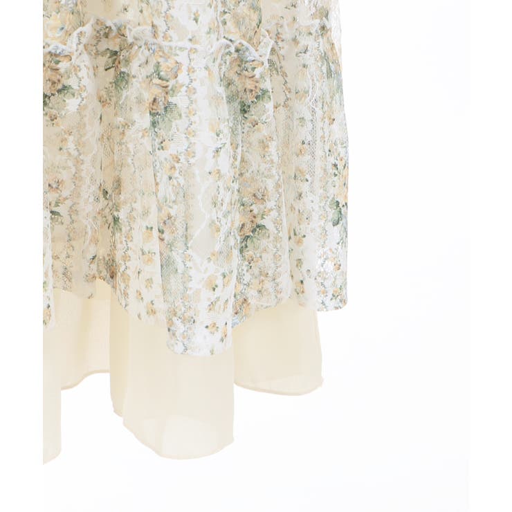 ♥ axes femme フラワープリントカシュクールコットンワンピ axes femme フラワープリントカシュクールコットンワンピ