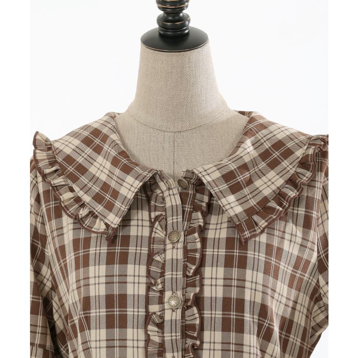 axes femme（アクシーズファム）の「フリルワンピース