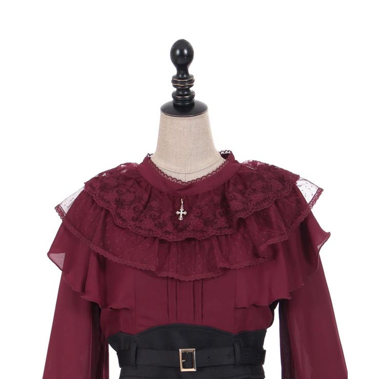 極美品 ASTRAET ケープスリーブ ペプラムワンピース 日本製 ASTRAET（アストラット）の「＜ASTRAET＞PE ケープスリーブ