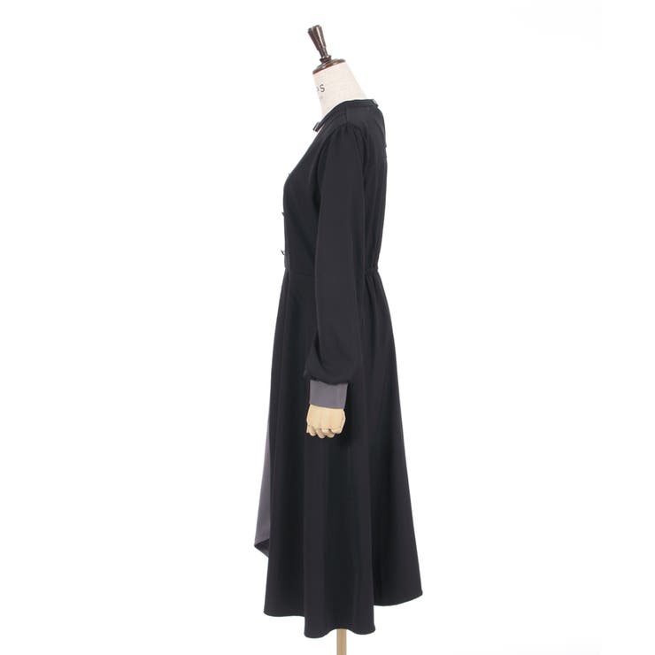 チョーカー風バイカラーOP[品番：IGAW0003233]｜axes femme