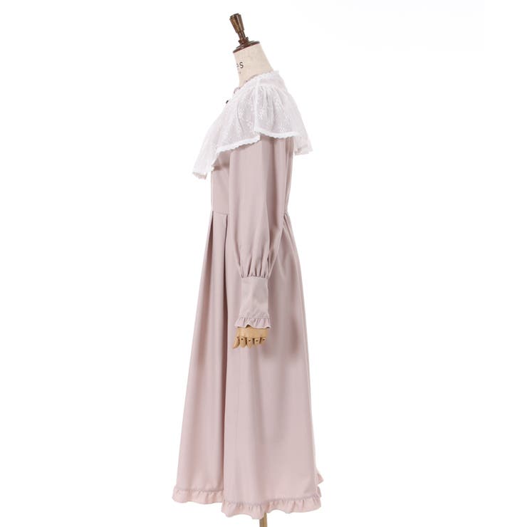 axes femme（アクシーズファム）の「レース襟セットワンピース