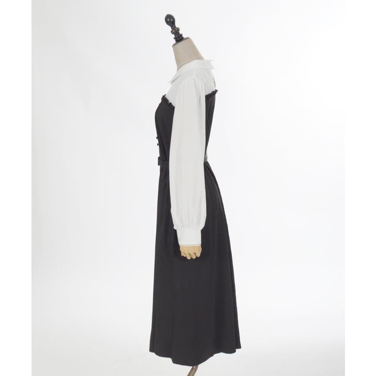 ビスチェ切り替えワンピース[品番：IGAW0005495]｜axes femme