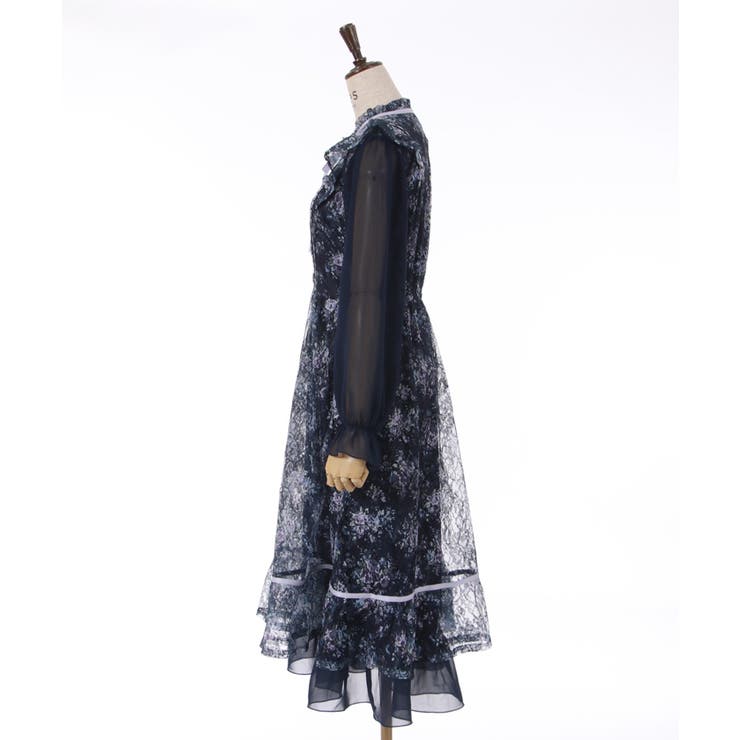 フローラルレースワンピース[品番：IGAW0003455]｜axes femme