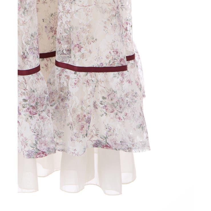 フローラルレースワンピース[品番：IGAW0003455]｜axes femme