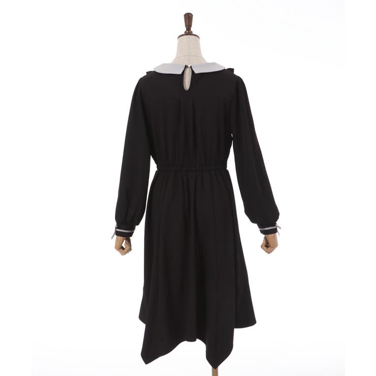 ブロッキング風イレヘムワンピース[品番：IGAW0004158]｜axes femme