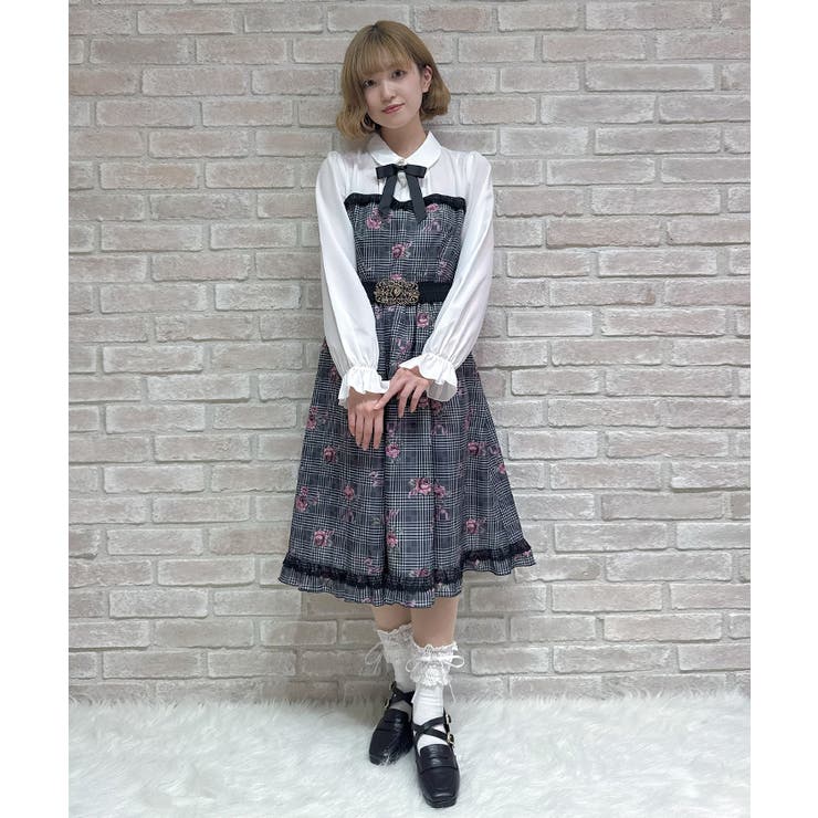 ホリデーチェック柄ワンピース | axes femme | 詳細画像10 