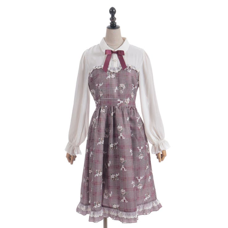 ホリデーチェック柄ワンピース | axes femme | 詳細画像13 