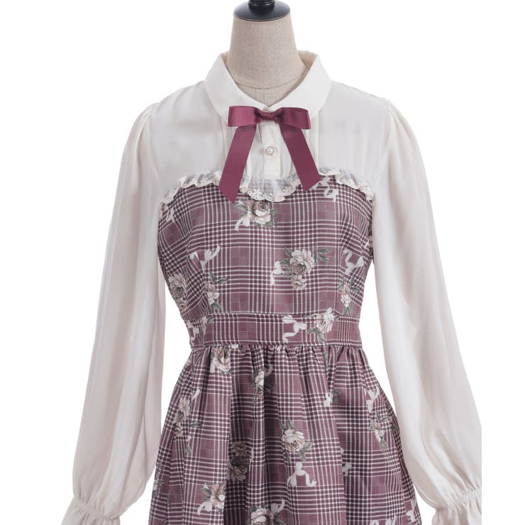 ホリデーチェック柄ワンピース | axes femme | 詳細画像16 