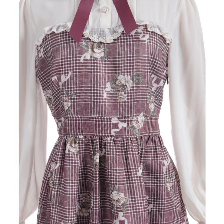 ホリデーチェック柄ワンピース | axes femme | 詳細画像18 