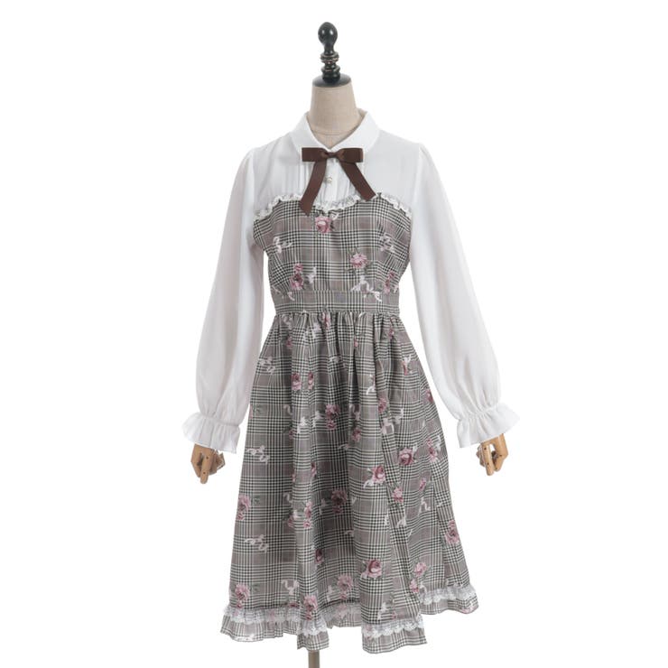 ホリデーチェック柄ワンピース | axes femme | 詳細画像20 