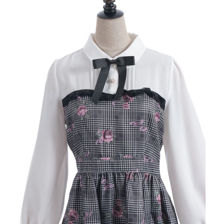 ホリデーチェック柄ワンピース | axes femme | 詳細画像28 