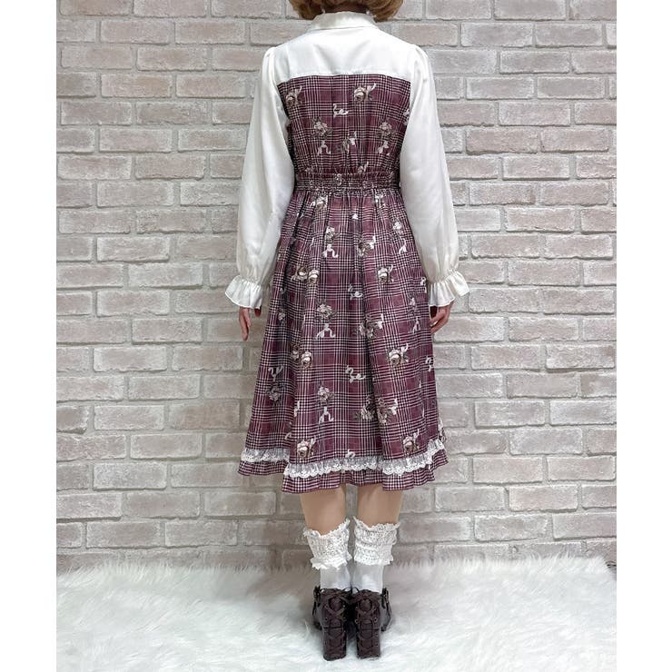 ホリデーチェック柄ワンピース | axes femme | 詳細画像3 